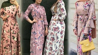 فساتين مزخرفة بألوان زاهية  مفعمة بالحياوية لموسيم  الربيع dresses 2019