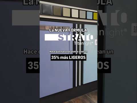 ¿Un plato de ducha hasta un 35% más ligero y con la resistencia de siempre? Es STRATO TitanLight®