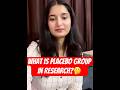 What Is Placebo Group In Research? | UGC NET Political Science By Kiran #ugcnet #shorts #shortvideo