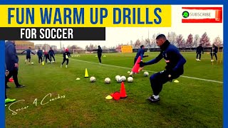 Fun Warm Up Drills For Soccer / Amazing Warm up Drills