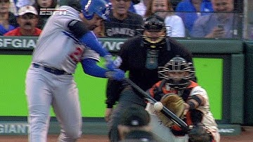 LAD@SF: Adrian drives in two with a single to right