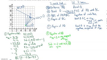 Shortest Distance to a Line (Altitude of a Triangle) (2.3b)