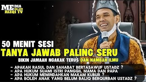 TANYA JAWAB USTADZ ABDUL SOMAD ‼️- SPECIAL 50 MENIT PALING SERU PENUH ILMU DAN LUCU