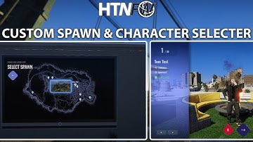 Custom Character selector & Spawn selector for FiveM | HTNFW