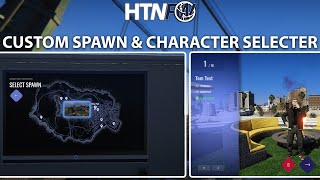 Custom Character selector & Spawn selector for FiveM | HTNFW