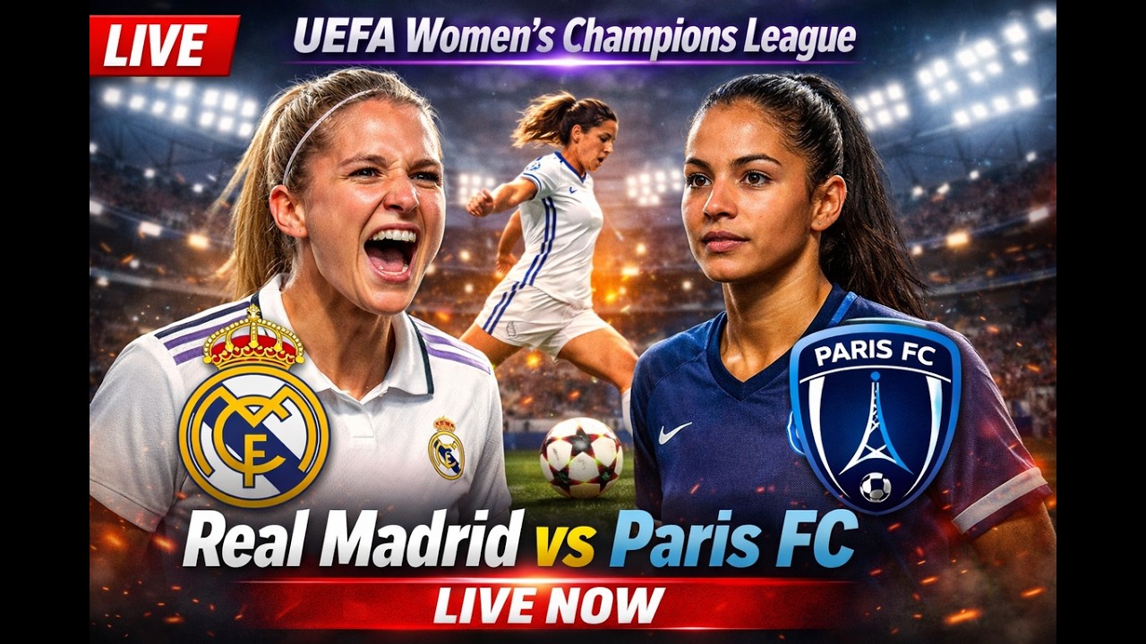 🔴 Live: Real Madrid vs Paris FC | UEFA Women's Champions League | LIVE Match Updates