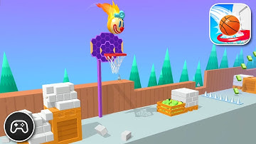 Bounce Dunk - Gameplay Walkthrough Part 31 - Racing Game Levels 106-107 (iOS, Android)