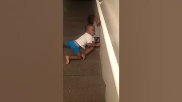 Kid Falling Down Stairs 