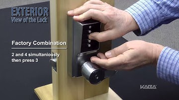 Kaba Simplex 1000   L1000   How to Change the Combination