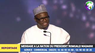 1ER AOÛT 2026 / MESSAGE A LA NATION DU PRESIDENT ROMUALD WADAGNI 