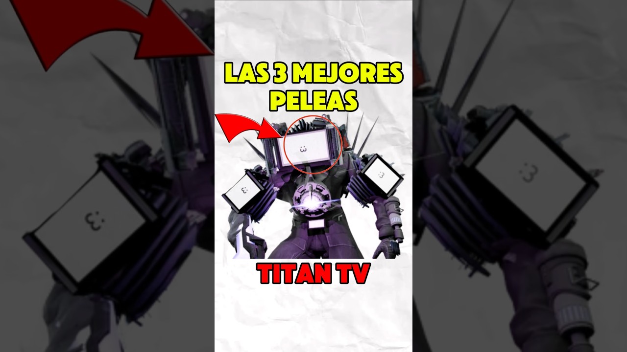 Las 3 MEJORES PELEAS del TITAN TV!!🗿🗿 #skibiditoilet #titantvman #titantv #shorts #gmantoilet
