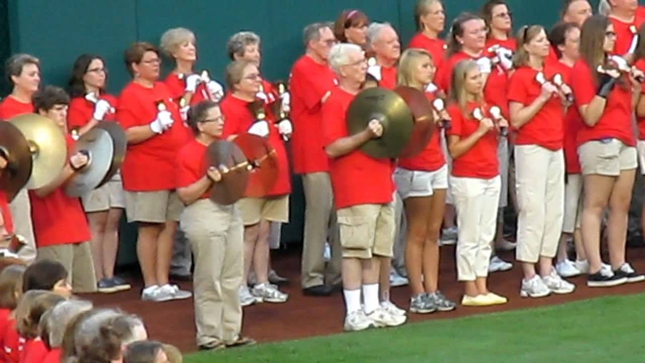 Handbells Playing The Star Spangled Banner At Nationals Park YouTube