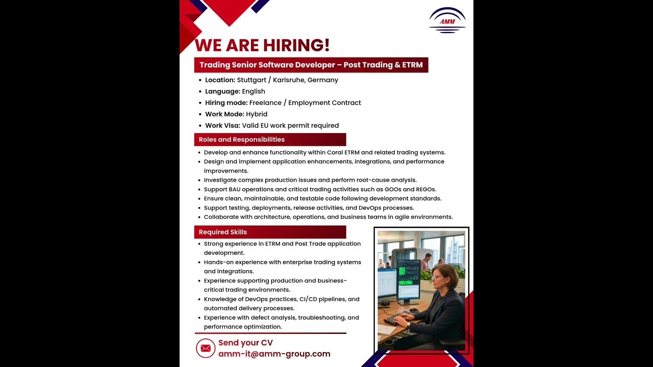 Exciting opportunity for an experienced Trading Senior Software Developer to join a leading client