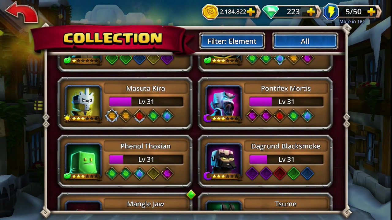 My Hero Collection at level 31