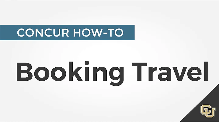 CONCUR How-to: Booking Travel - DayDayNews