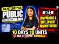 UGC NET Public Administration Unit 5 | Comparative &amp; Development Administration UGC NET By Kiran Mam