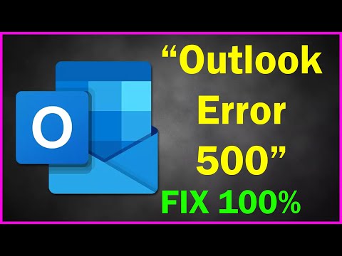 How to fix Outlook Error 500 - Internal Server Error in Outlook 10 or 11