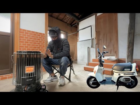 古民家基地VLOG「ストーブ導入と昭和のバイク納車」2025年始動!