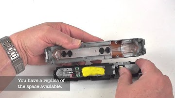 HO DCC sound install tips 5| determine room in shell | Model Railroad Hobbyist | MRH