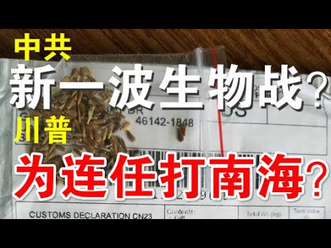 快评：中共对全美邮寄不明物发动新一波生物战！北京智囊指篷佩奥演讲是战争授权南海会开打、唐娟等四人是犯罪团伙具有同一目的（7/25）