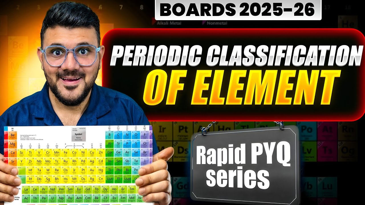Periodic Classification of Elements ✅ | SSC Class 10 Maharashtra Board | PYQ 2019-2025 | One Shot