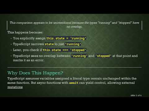 Handling Type Narrowing Issues in TypeScript with await and Variable Mutations