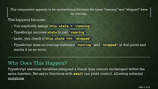 Handling Type Narrowing Issues in TypeScript with await and Variable Mutations