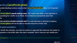 Understanding Cancelpendingread In C Avoiding The Invalidoperationexception