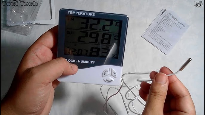 Temperature and Humidity Meter HTC-2 Hygrometer HTC2 - Zenrox