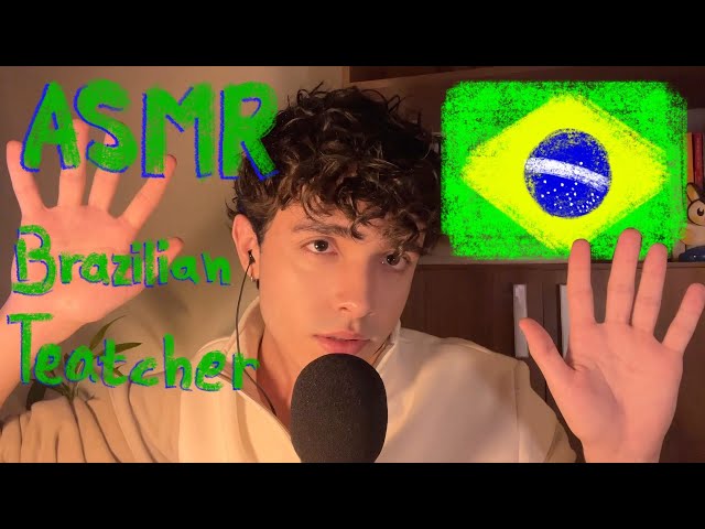 ASMR Teaching You Portuguese 🇧🇷 (but the teacher is sleepy)