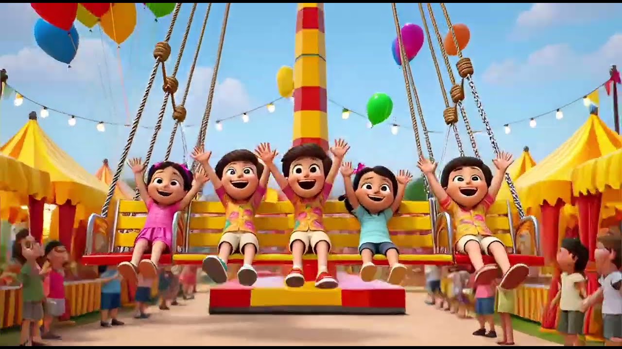 Golu Bandar at the Fun Fair 🎪🐵 | Kids Cartoon Mela Show | Dancing Monkey & Fun Songs