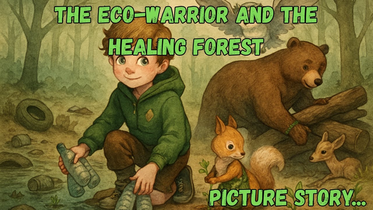 The Eco-Warrior and the Healing Forest | Picture story | Bedtime stories | Short story