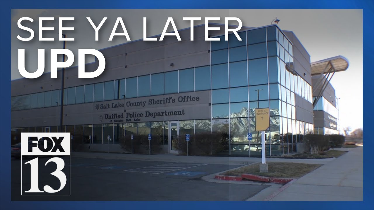 Salt Lake County to leave Unified Police Department by 2024 YouTube