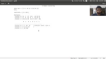 Kmeans Clustering Solved Example with Java Code