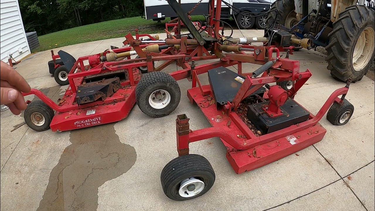 Finally Got the 12 Foot Batwing Finish Mower Ready to mow YouTube