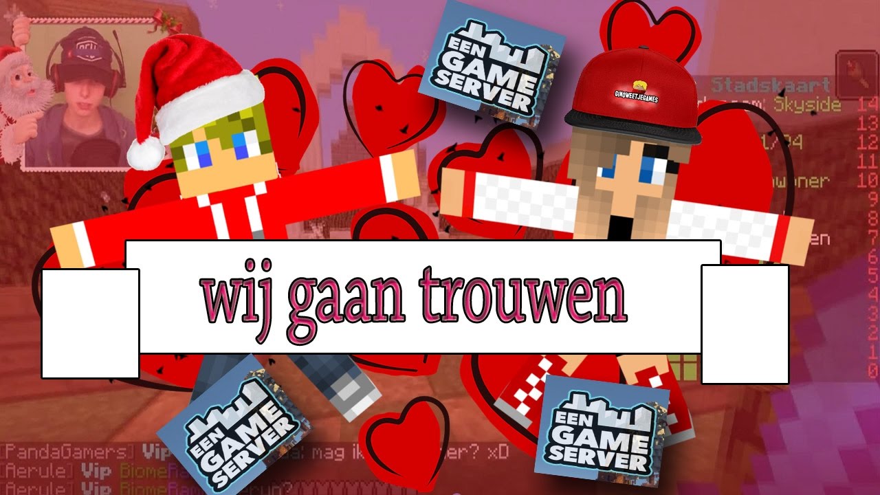WIJ GAAN TROUWEN!!? (MINECRAFT EENGAMESTADSERVER DORPJE)