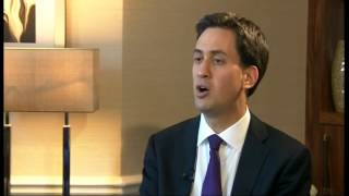 Ed Miliband talks to Jon Snow