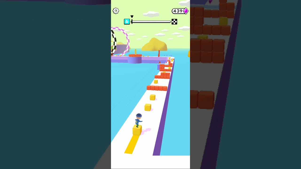 Cube Surfer level 6 Gameplay Walkthrough solution