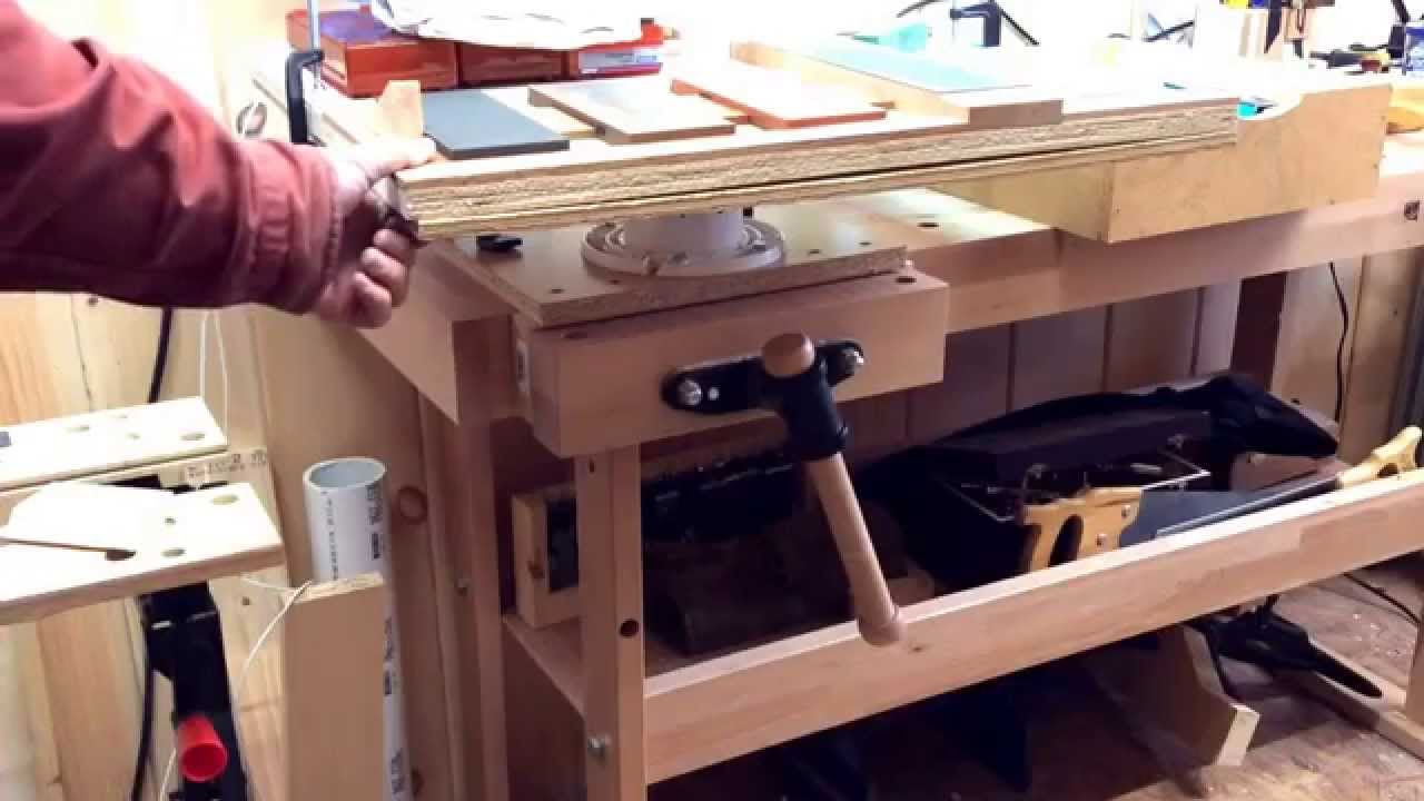 Bench top Luthier Table - YouTube