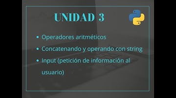 Operadores Aritméticos en Python