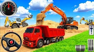 New City Road Construction Simulator 3D - Real Heavy Excavator & Truck 2026 - Android Gameplay screenshot 1