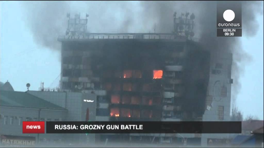 Euronews бои в Грозном Дом печати