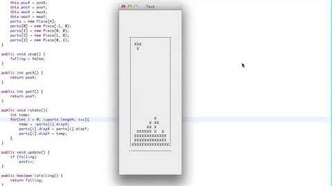 ASCII Block Stacker Proof of Concept