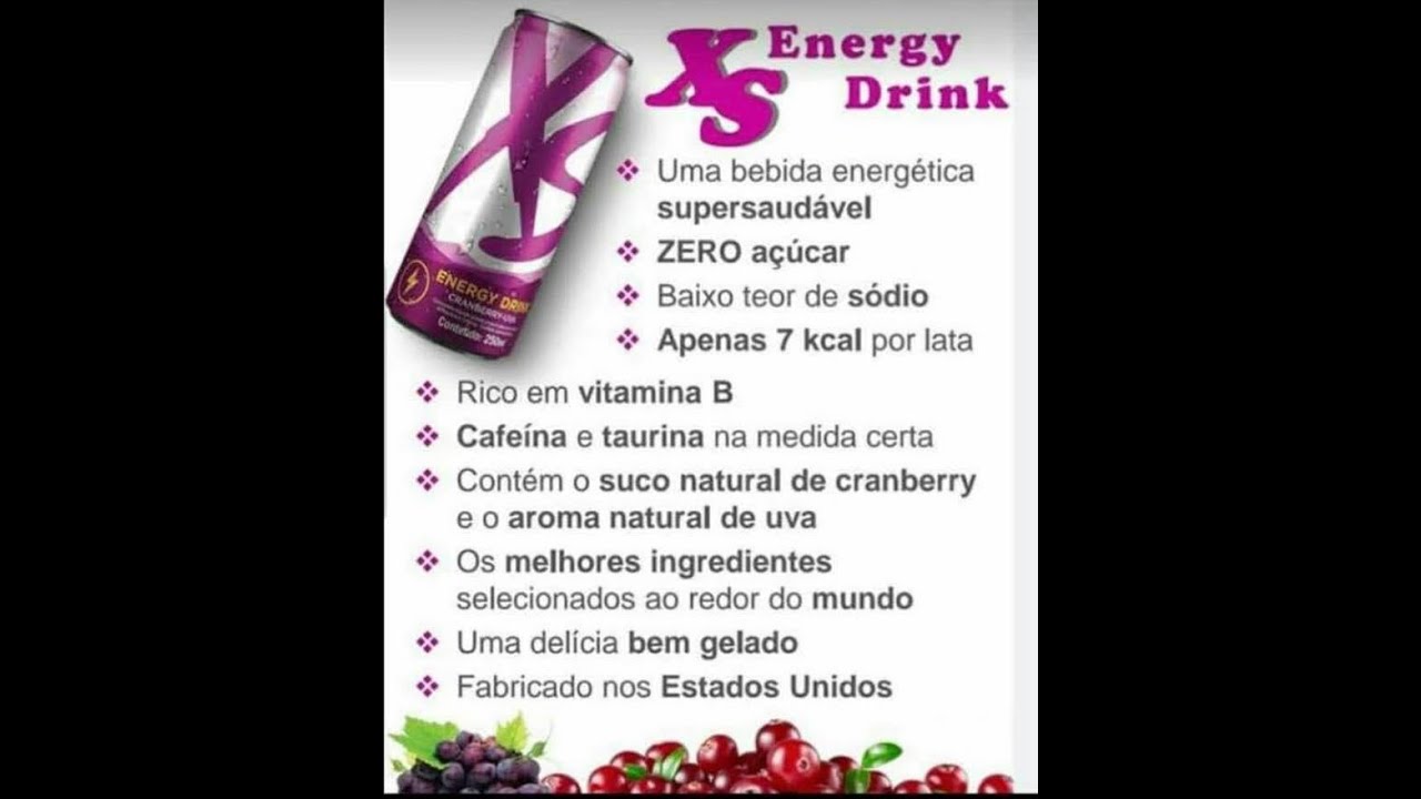 XS ENERGY DRINK descubra 