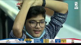 Mi vs Rcb | Last Over Thriller | Ball By Ball Last Over | Mi Need 1 Ball 6 Runs |#cricket#superover