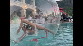 Lyra Star - bubble contortion (live performance)