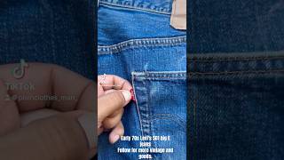 Gorgeous Levi’s 501 big E jeans. #fashion #levi #vintage #vintagestyle #workwear #americana #jeans