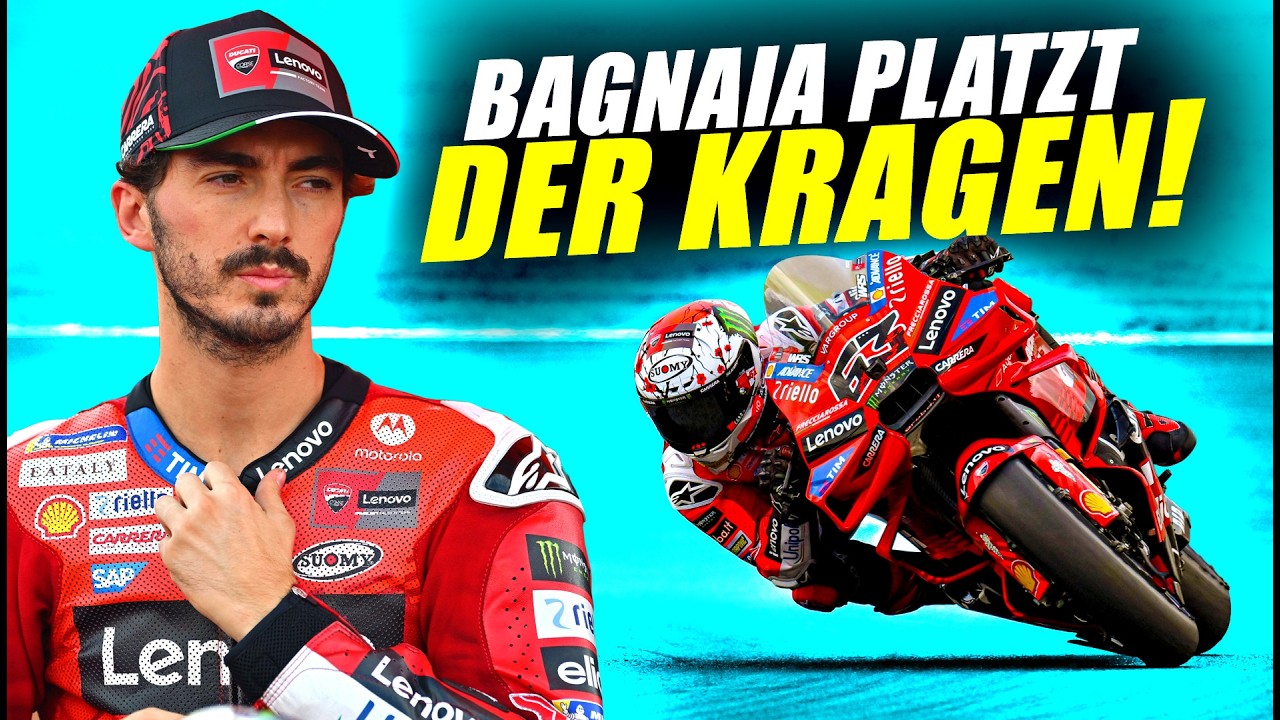 Letzter! Zurück in der MotoGP-Krise: Bagnaia platzt der Kragen!
