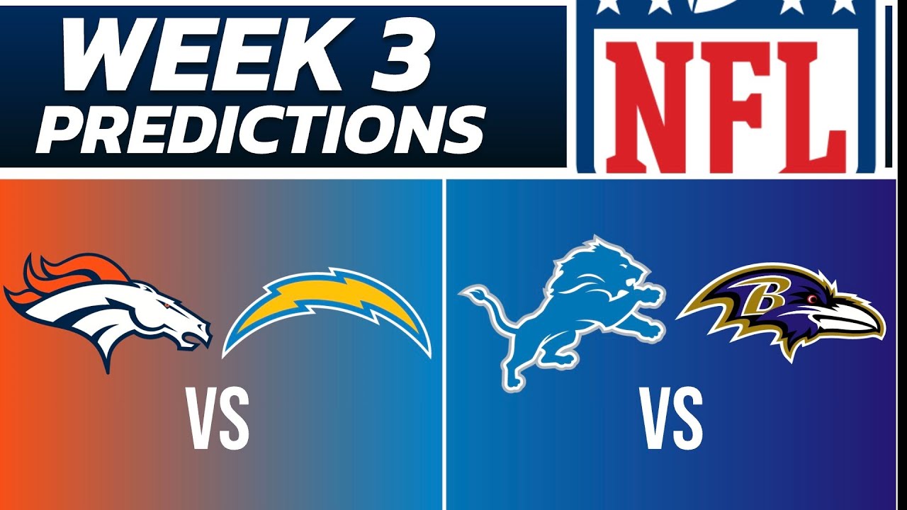 Week 3 NFL Predictions 2025 - YouTube