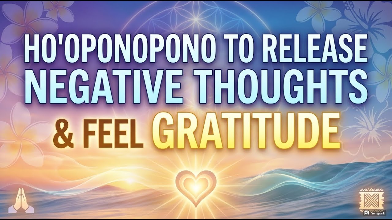 Ho’oponopono to Release Negative Thoughts & Feel Gratitude